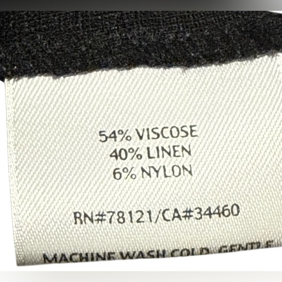 Eileen Fisher black sleeveless dress with pintuck detail - Picture 4 of 5